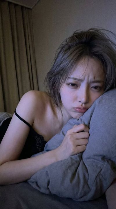 Quiet Affection: A Cozy Nighttime Selfie