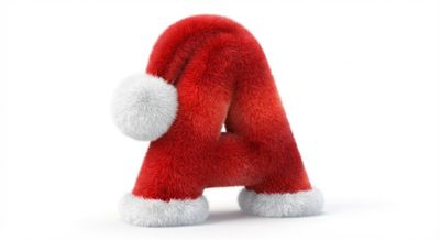 Furry Festivity: The Santa 'A' in 3D