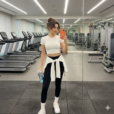 Reflecting Reality: A Gym Selfie