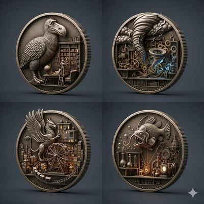 Artistry in Metal: Explore Kinetic Tales of Custom Coins