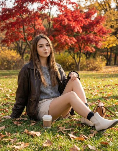 Autumn Bliss: A Cozy Moment in Nature