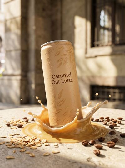 Golden Peach Fizz: A Luxurious Splash