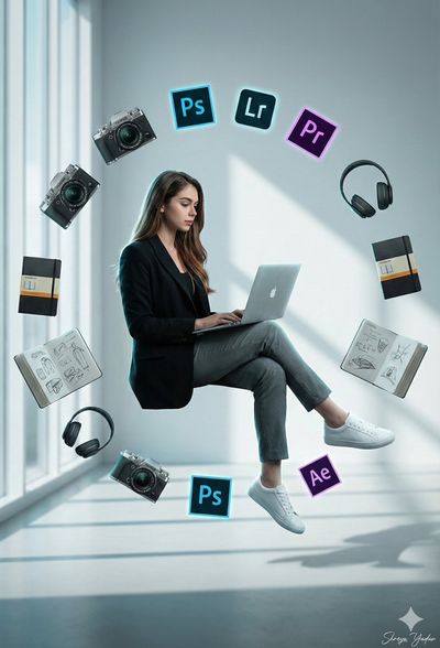 Elevated Creativity: A Dreamy Workspace in Mid-Air