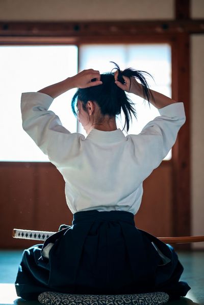 Elegance in Motion: A Martial Arts Moment