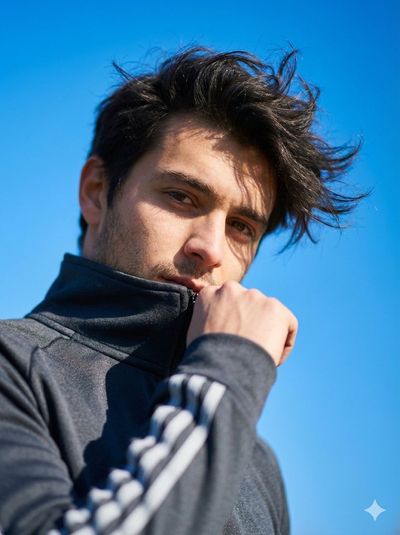 Bold Vibes Under a Clear Sky