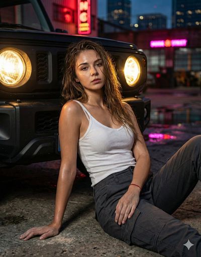 Cinematic Night Vibes: Fashion Meets Grit