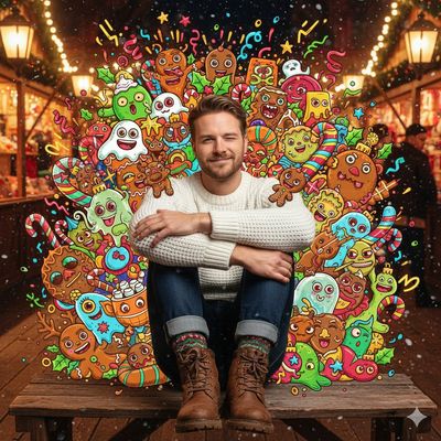 Craft Your Own Whimsical Christmas Portrait!