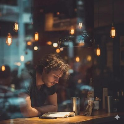 Cozy Reading Nook: A Moment of Solitude