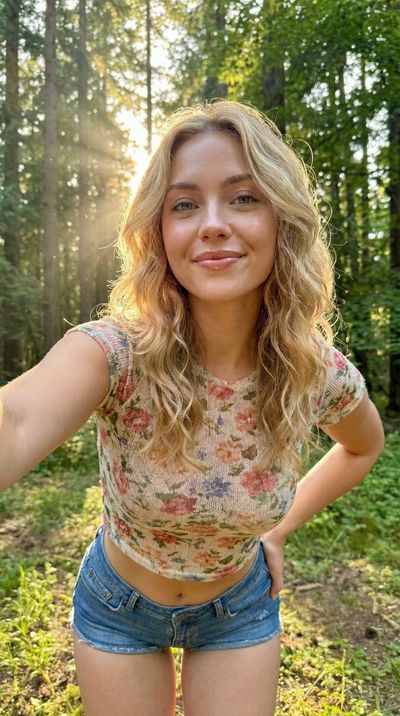 Golden Hour Mischief in the Enchanted Woods