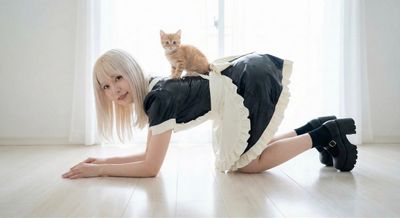 Charming Balance: Beauty Meets Playfulness