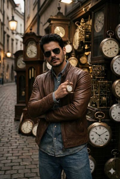 Timeless Elegance: Vintage Portrait in Cinematic Style