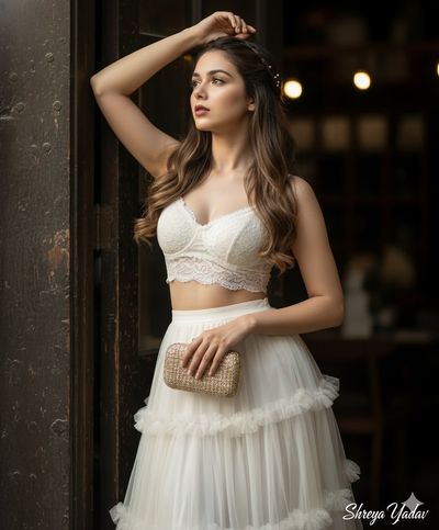 Where Light Meets Elegance: A Portrait of Thoughtful Beauty