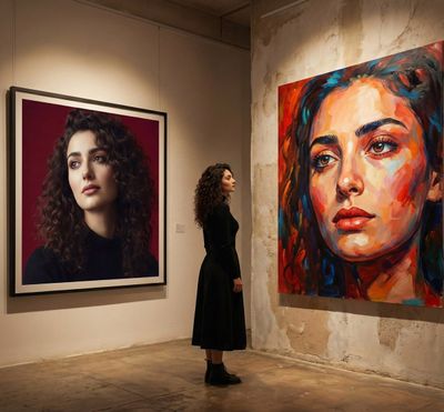 A Dance Between Realism and Abstraction