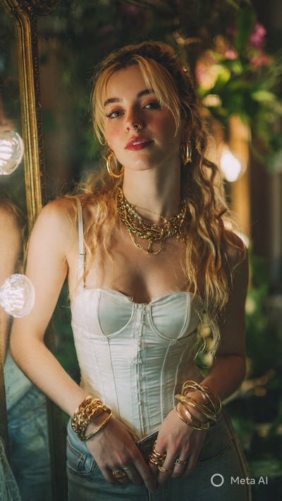 Captivating Confidence: A Stunning AI-Generated Selfie