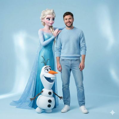 Chilling with Elsa: A Magical Photoshoot