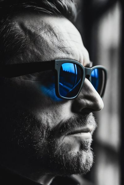 Striking Shadows and Bold Blues