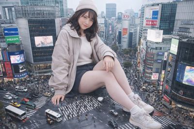 Tokyo's Giant: A Colossal Presence in Shibuya