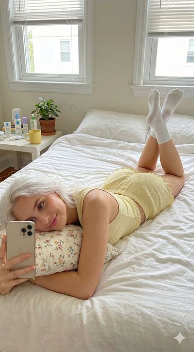 Cozy Vibes and Selfie Smiles