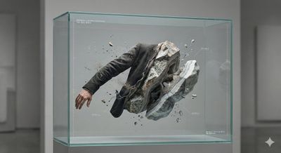 Frozen Transformations: A Surreal Exhibit in Glass