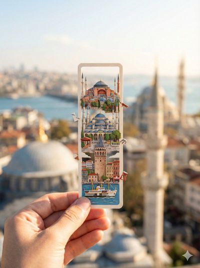 Whimsical Istanbul: A Bookmark of Wonders