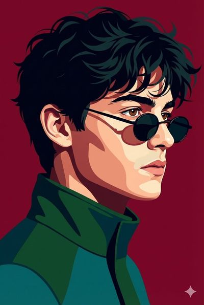 Bold and Vectorized: A Portrait of Style