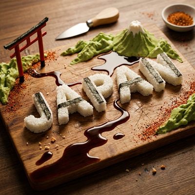 Edible Japan: A Culinary Masterpiece on a Board
