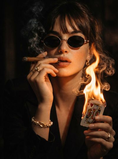 Igniting the Game: A Fiery Femme Fatale