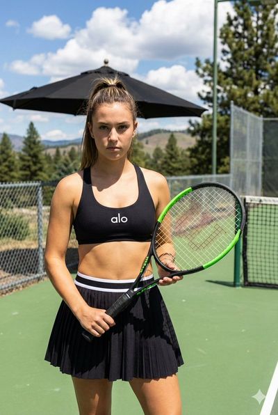 Sunny Tennis Vibes with a Twist