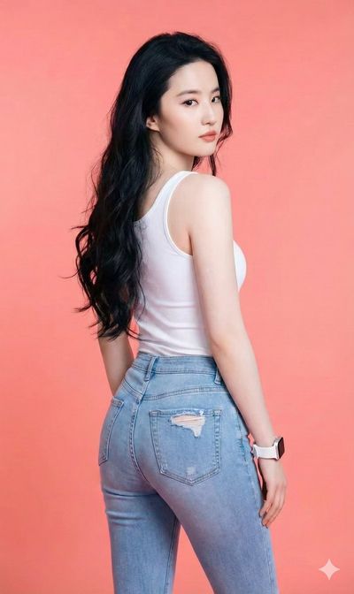 Ethereal Elegance: The Confident Muse