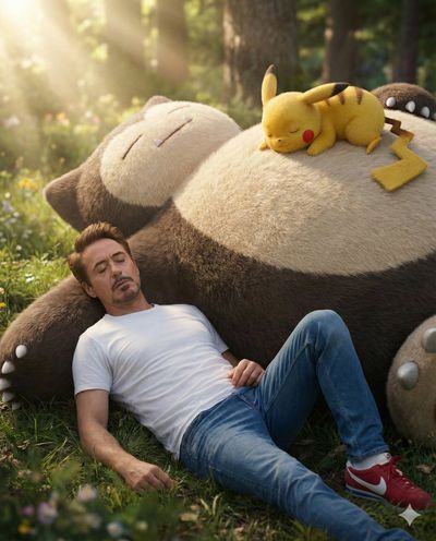 Sunlit Dreams: A Whimsical Forest Nap