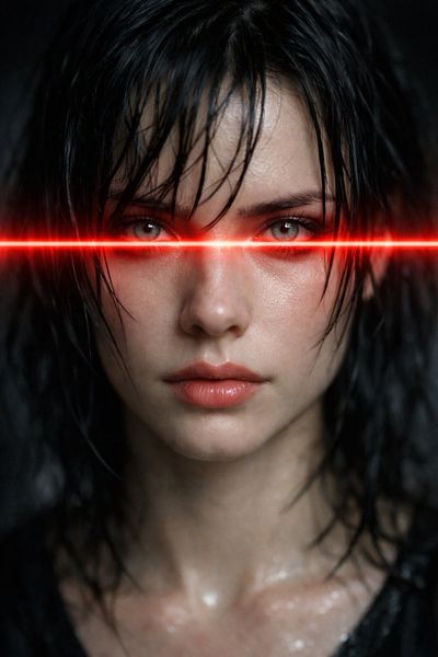 Neon Dreams: A Cyberpunk Portrait in Focus