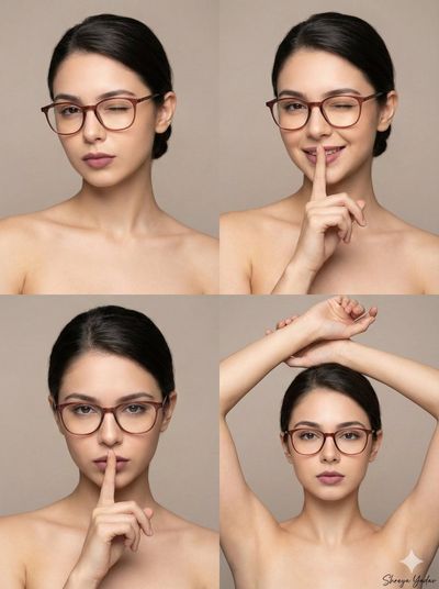 Chic Whispers: A Portrait of Elegance in Four Frames