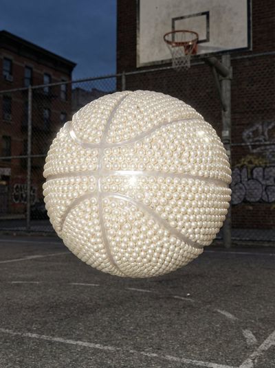 Pearl in Flight: The Surreal Basketball Artistry