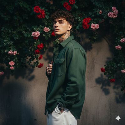 Blooming Confidence: A Cinematic Portrait