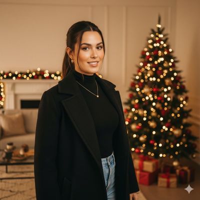 Elegance Under the Christmas Lights