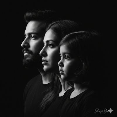 Layers of Love in a Timeless Family Portrait