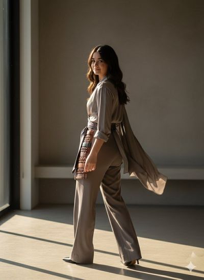 Breezy Elegance: A Cinematic Portrait