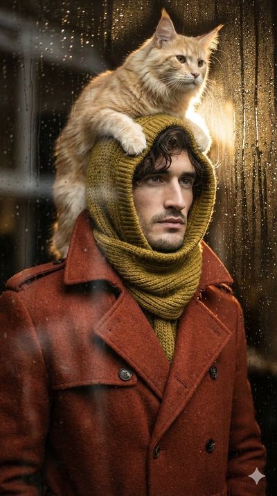 Whimsical Warmth: A Cozy Encounter with Nature