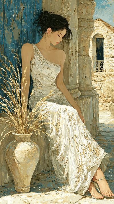 Elegance Amidst Ancient Ruins