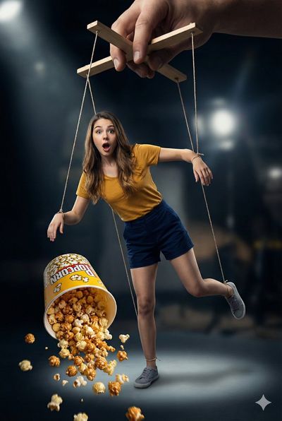 Popcorn Pandemonium: A Marionette's Chaos