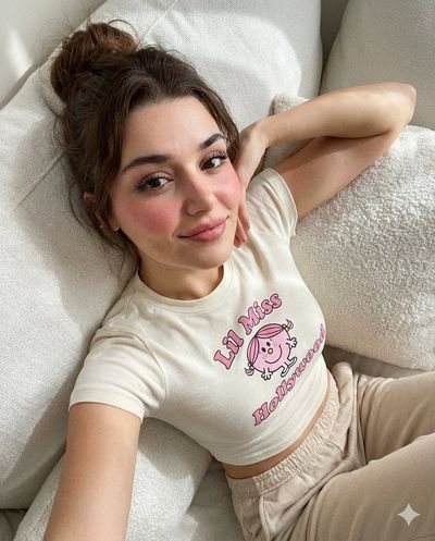 Playful Selfie Portrait of a Modern Muse