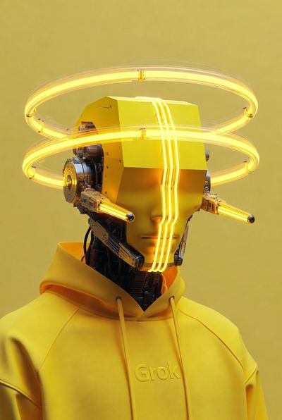 Grok: The Futuristic Cyborg Redefining AI Visuals