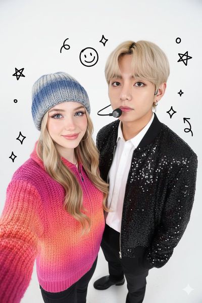 Kawaii Selfie with BTS: A Purikura Dream!
