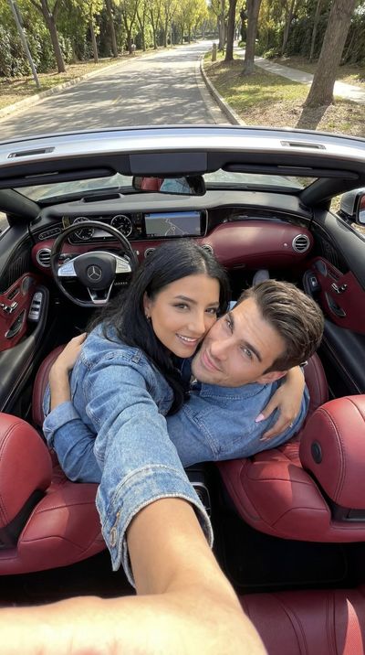 Cinematic Love: Luxury Car Selfie