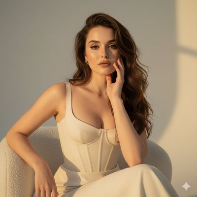 Golden Hour Glam: A High-Fashion Fantasy