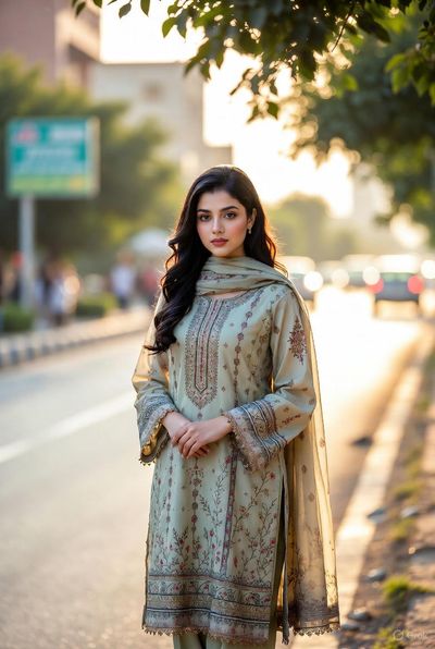Capturing Elegance: A Portrait of Pakistani Grace