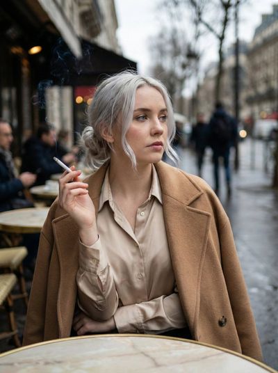 Chic Contemplation: Parisian Vibes