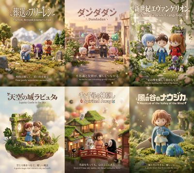 Adorable Q-Version Magic: Laputa Awaits!