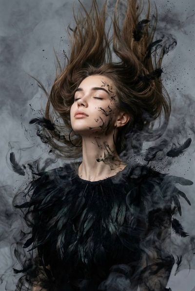 Ethereal Freedom in Darkness