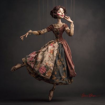 Elegance in Suspension: The Marionette's Dance